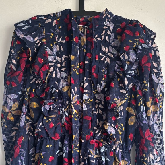 NWT Walter Baker Zelie Dress in Navy Geranium - Picture 5 of 8